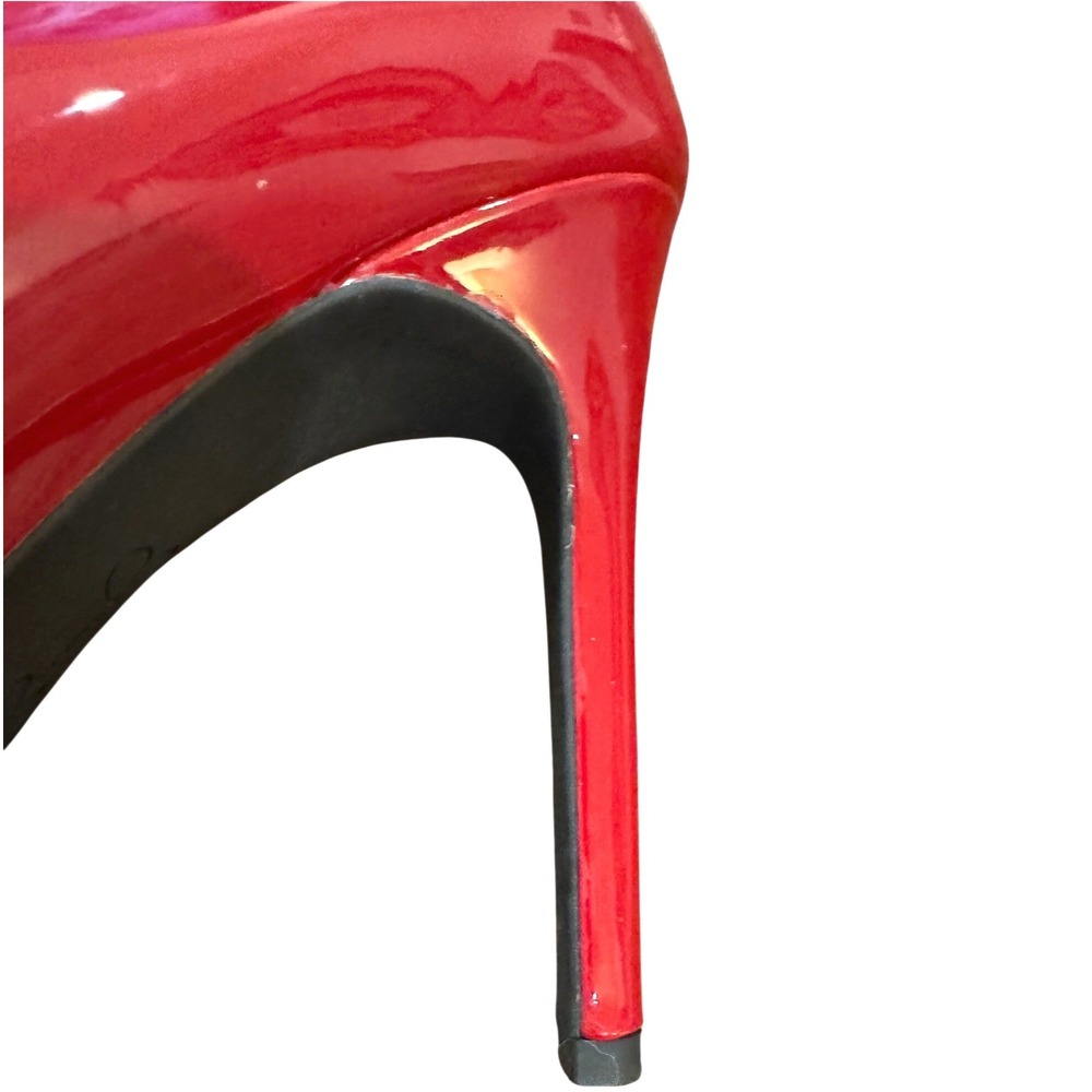 Jessica Simpson Cassani Pointed-Toe Pumps in Red Muse Patent Size 8.5 - Picture 6 of 7